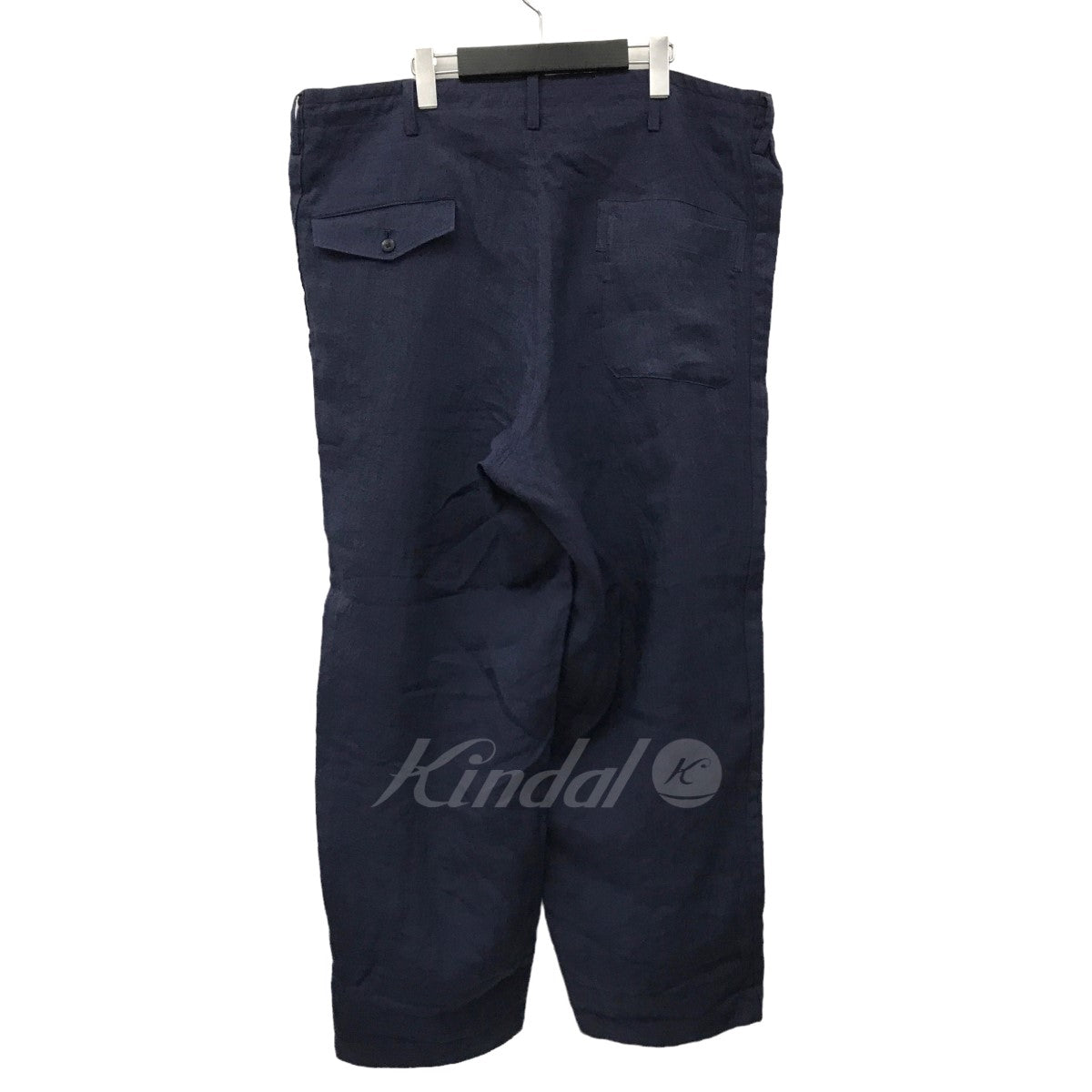 60 MIXEDWEAVE O-INDIGO HEM WITH INTERFACING PANTS
