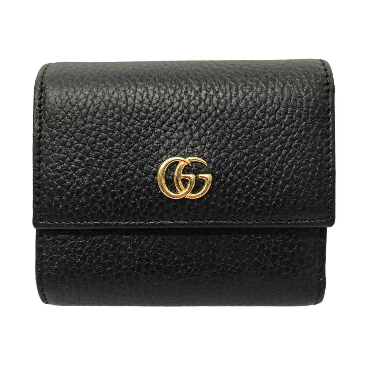 GUCCI(グッチ) GGマーモント 三つ折り財布 546584 546584 ブラック サイズ 16｜【公式】カインドオルオンライン  ブランド古着・中古通販【kindal】