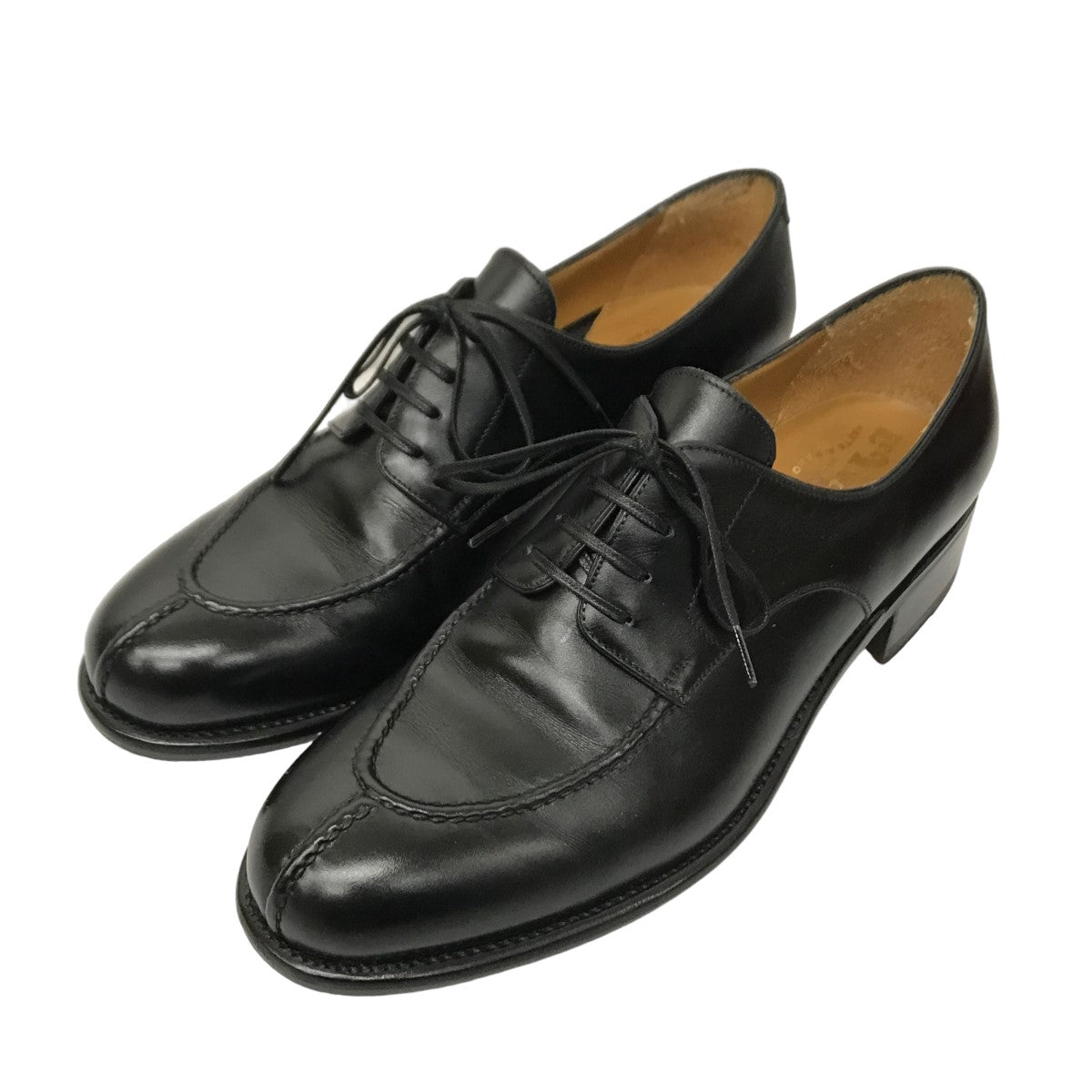 Le Yucca’s(レユッカス) Karena／U VITELLO NERO Uチップ レザーシューズ Y18711 Y18711 ブラック サイズ  40 1／2｜【公式】カインドオルオンライン ブランド古着・中古通販【kindal】