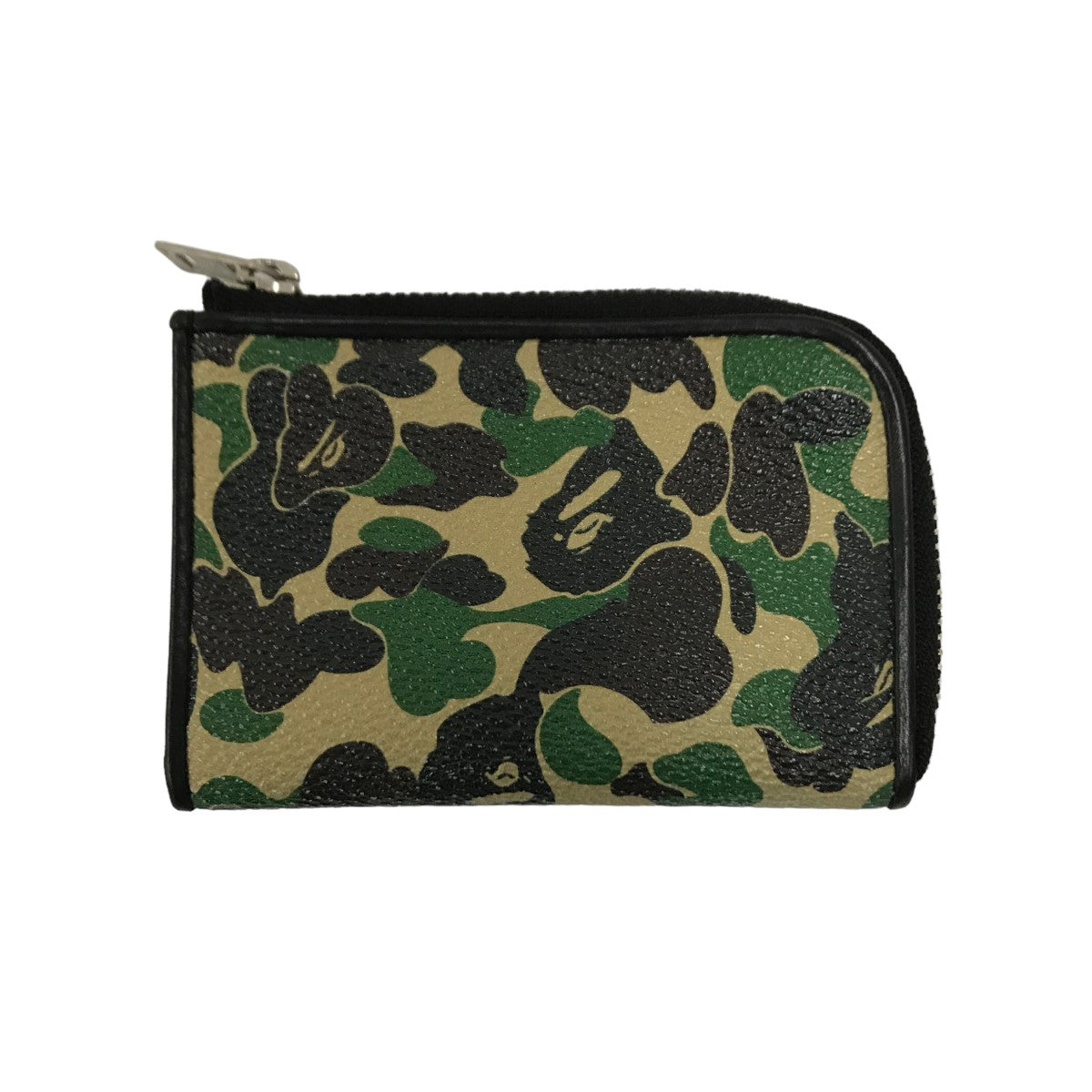 A BATHING APE×JAM HOME MADE ABC COIN CASE カモ柄 ジップコイン ...