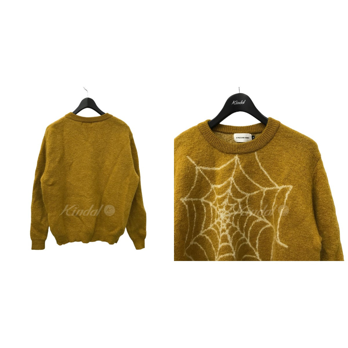 SPIDER WEB JACQUARD KNIT モヘアニット
