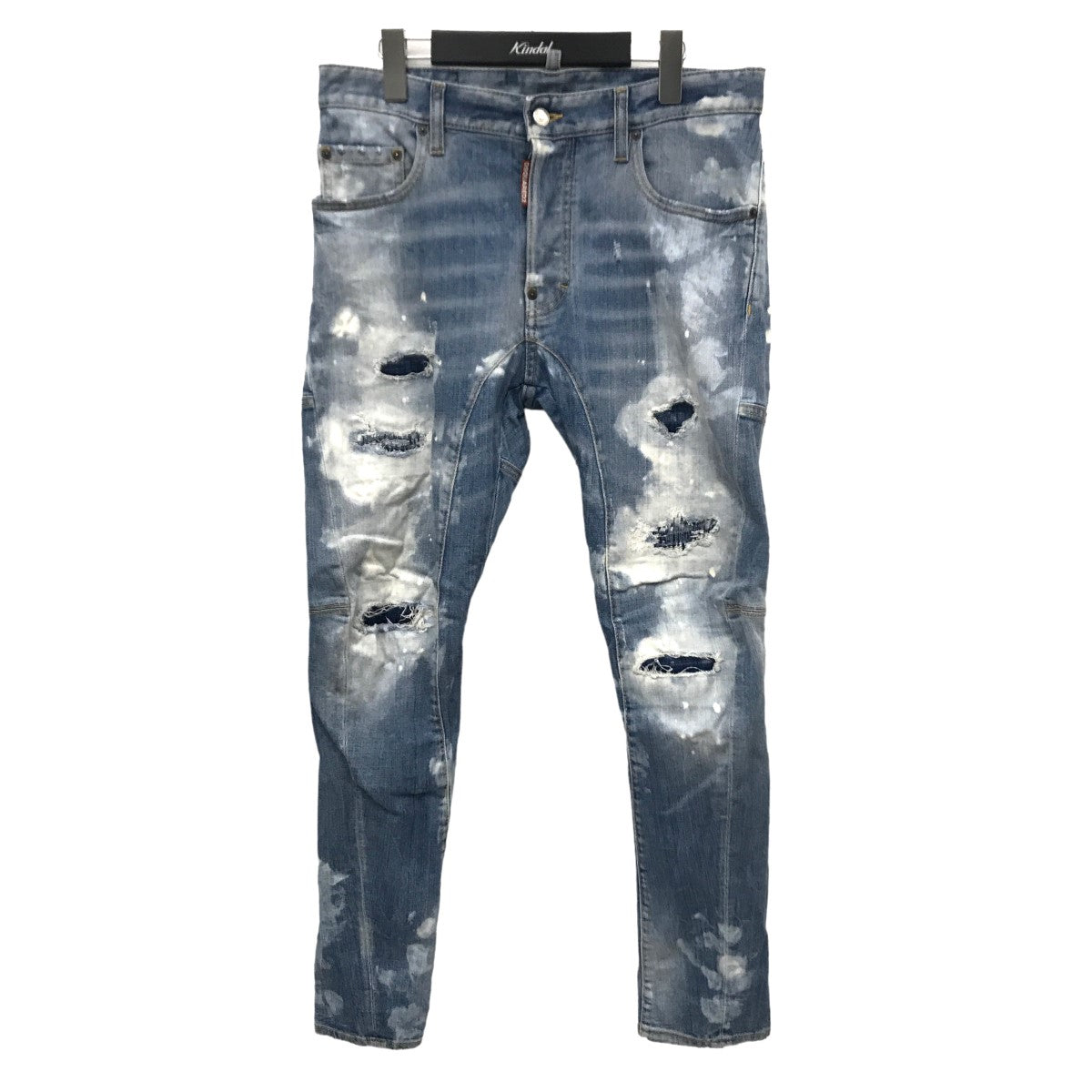 DSQUARED2(ディースクエアード) Tidy Biker Jean クラッシュ加工 デニムパンツ S74LB0977 S74LB0977  インディゴ サイズ 44｜【公式】カインドオルオンライン ブランド古着・中古通販【kindal】