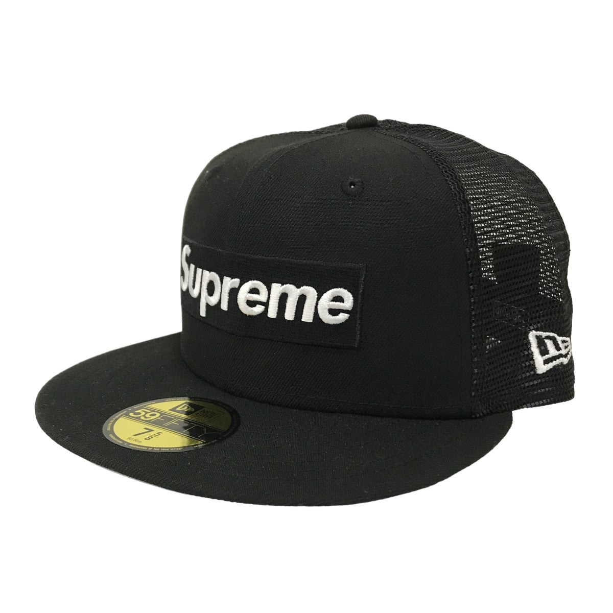 Supreme×New Era 24SS Box Logo Mesh Back ボックスロゴ メッシュキャップ ブラック サイズ 7  5/8｜【公式】カインドオルオンライン ブランド古着・中古通販【kindal】