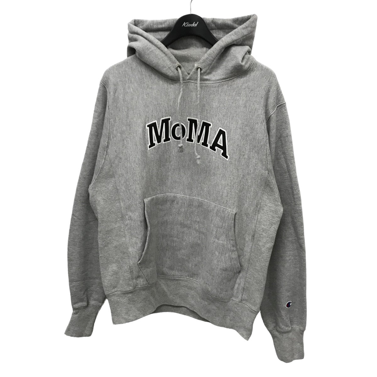 Champion×MoMA REVERSE WEAVE HOODY プルオーバーフーディー グレー サイズ S｜【公式】カインドオルオンライン  ブランド古着・中古通販【kindal】