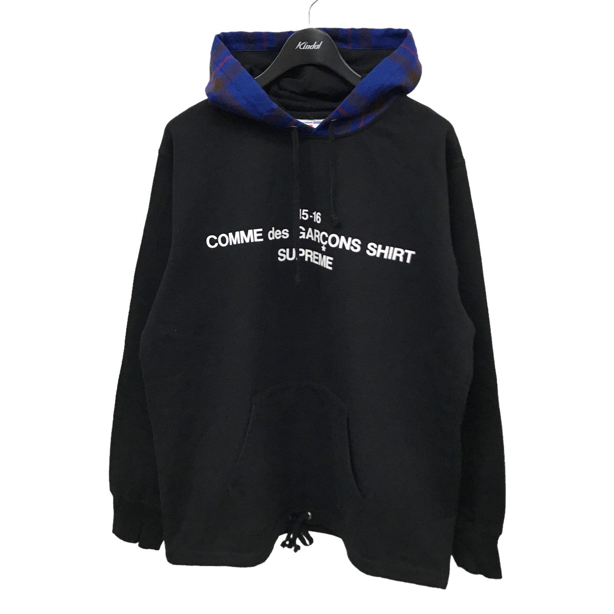 Supreme×COMME des GARCONS SHIRT 15AW Hooded Sweatshirt ロゴ 