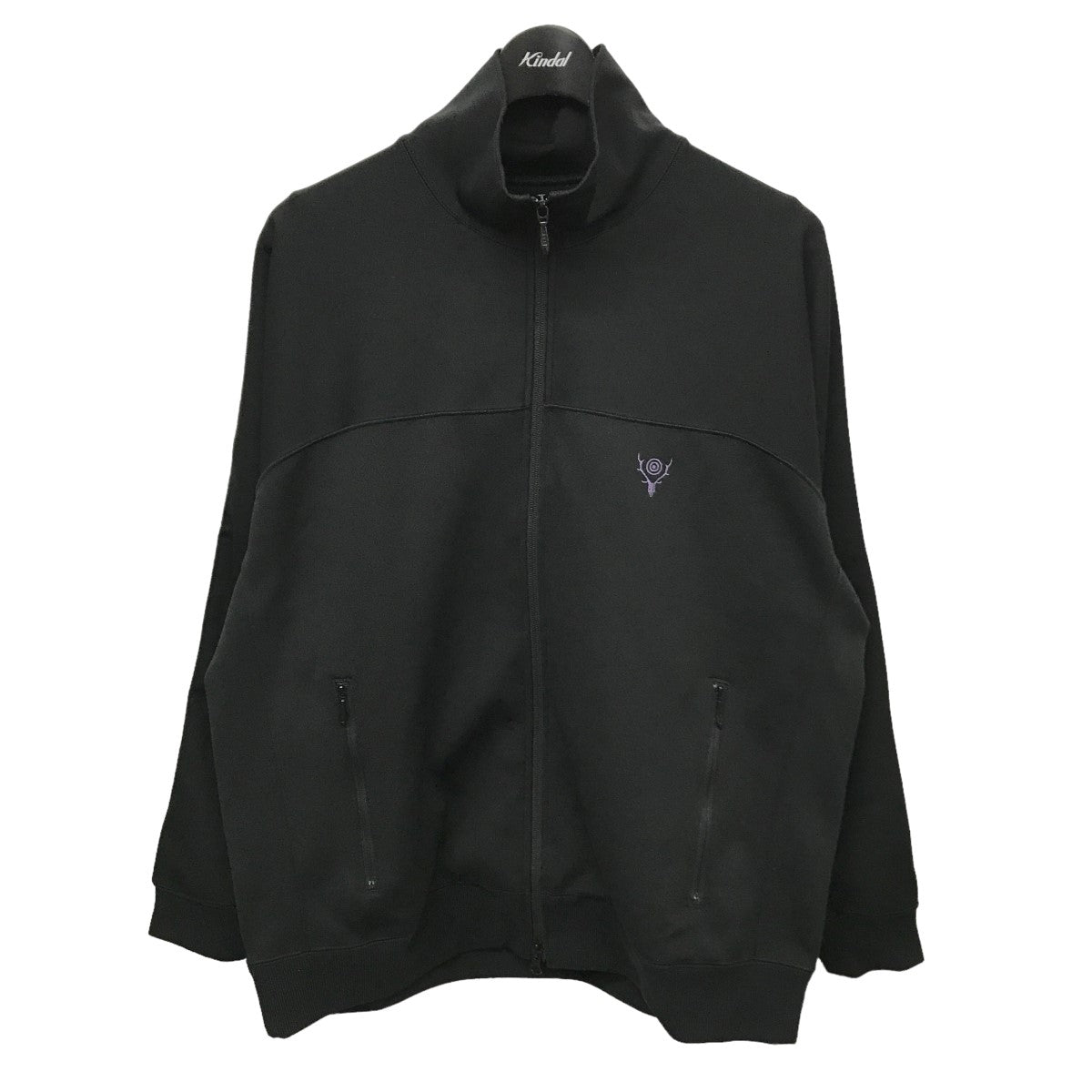 south2 west8(サウス2ウエスト8) Trainer Jacket - Poly Smooth トラックジャケット NS812 NS812  ブラック サイズ L｜【公式】カインドオルオンライン ブランド古着・中古通販【kindal】