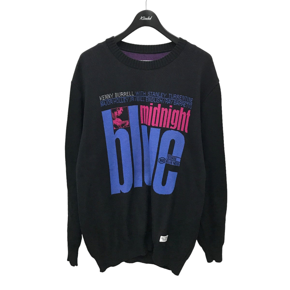 WACKO MARIA×BLUE NOTE JACQUARD SWEATER ( TYPE-4 ) クルーネックニット セーター ブラック サイズ  L｜【公式】カインドオルオンライン ブランド古着・中古通販【kindal】