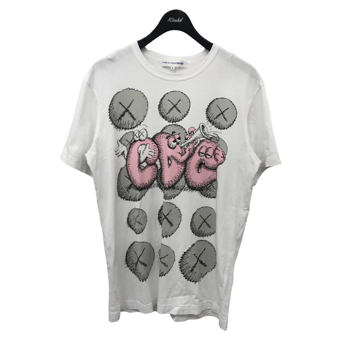 COMME des GARCONS SHIRT×KAWS プリントTシャツ FH-T003 FH-T003 ホワイト サイズ  XL｜【公式】カインドオルオンライン ブランド古着・中古通販【kindal】