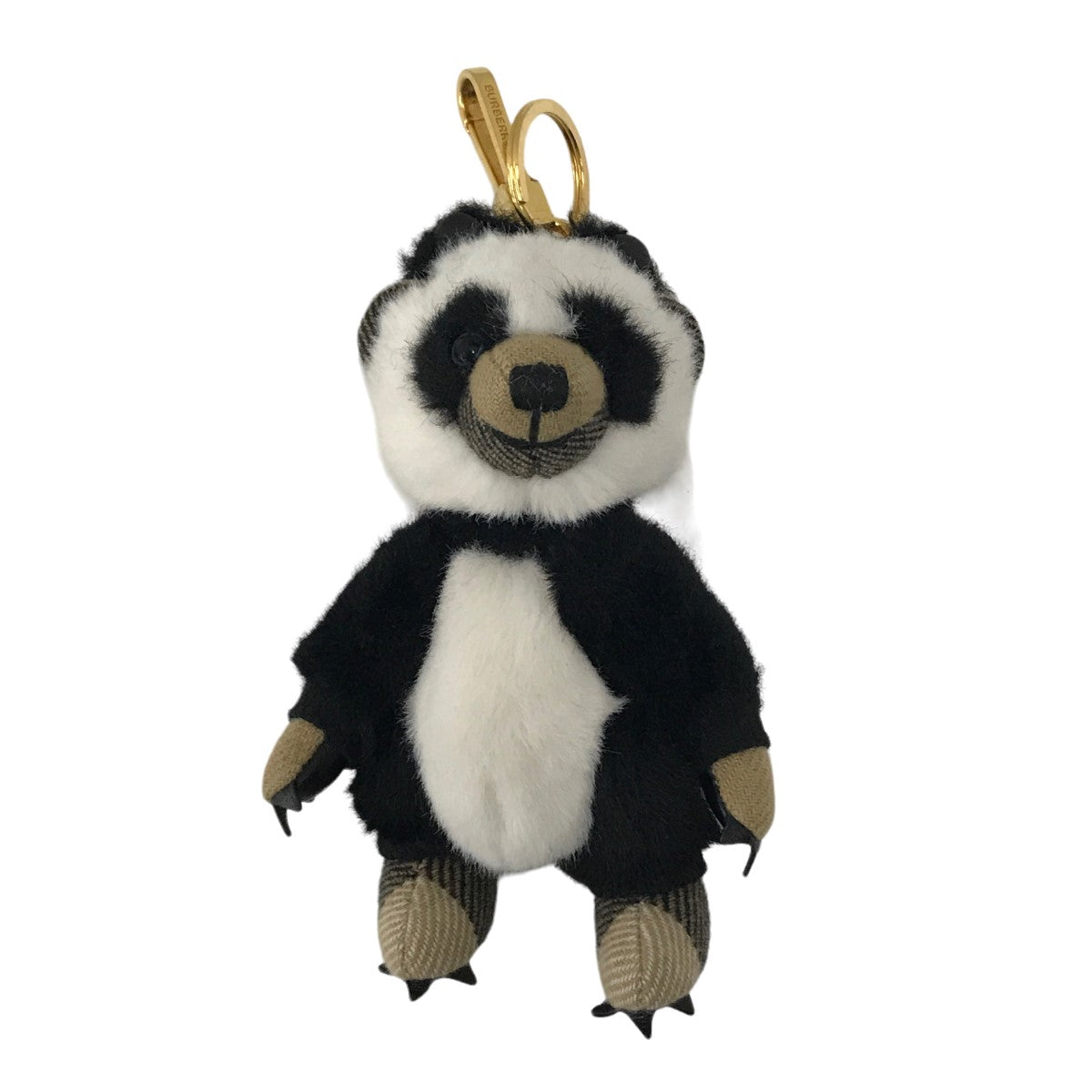 BURBERRY(バーバリー) Thomas Bear Panda Keyring トーマス ベア パンダ キーチャーム  ブラック×ベージュ｜【公式】カインドオルオンライン ブランド古着・中古通販【kindal】