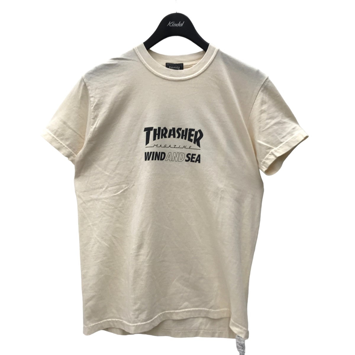 THRASHER×WIND AND SEA 半袖Tシャツ WDS-C-THRS-23-Q4-02 WDS-C-THRS-23-Q4-02 アイボリー  サイズ S｜【公式】カインドオルオンライン ブランド古着・中古通販【kindal】