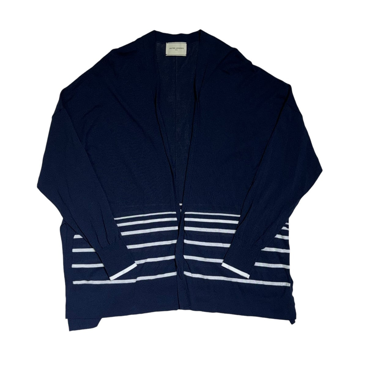 ユナイテッドアローズUNITEDARROWS ネイビーブルーカーディガン