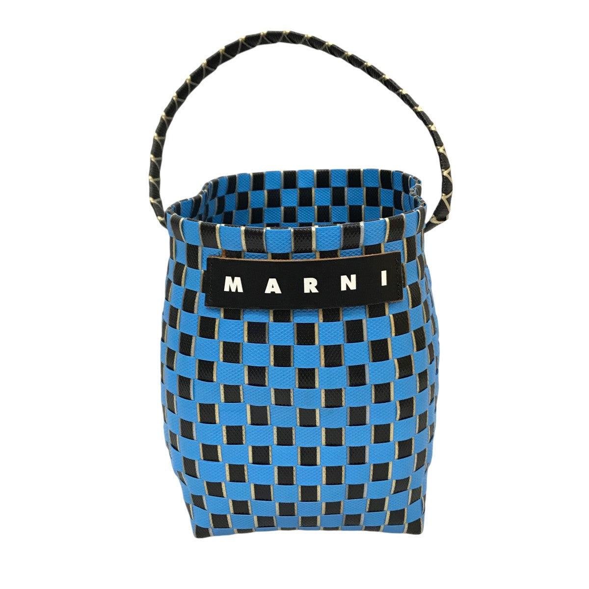 MARNI よ マルニ カコバッグ 青×白