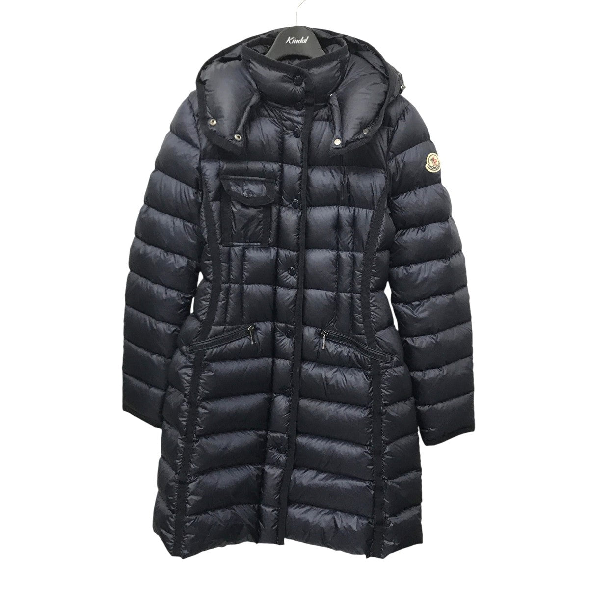 MONCLER(モンクレール) HERMINE ダウンコート B20934930005 53048 B20934930005 53048 ネイビー  サイズ 0｜【公式】カインドオルオンライン ブランド古着・中古通販【kindal】