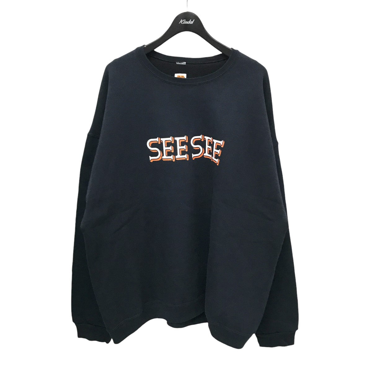 SEESEE(シーシー) ロゴスウェット ブラック サイズ XXL｜【公式】カインドオルオンライン ブランド古着・中古通販【kindal】