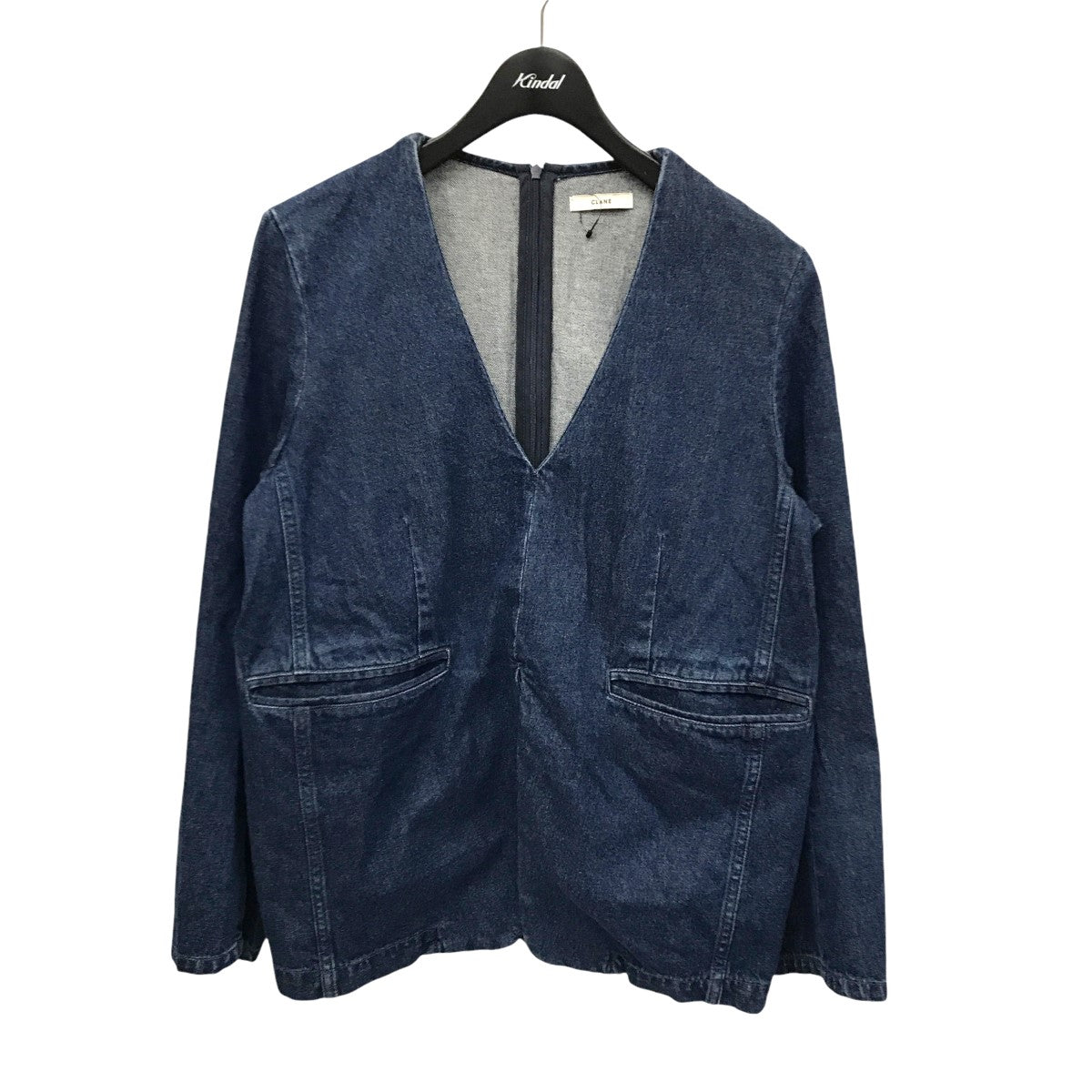 CLANE(クラネ) JACKET PULLOVER DENIM TOPS プルオーバージャケット 