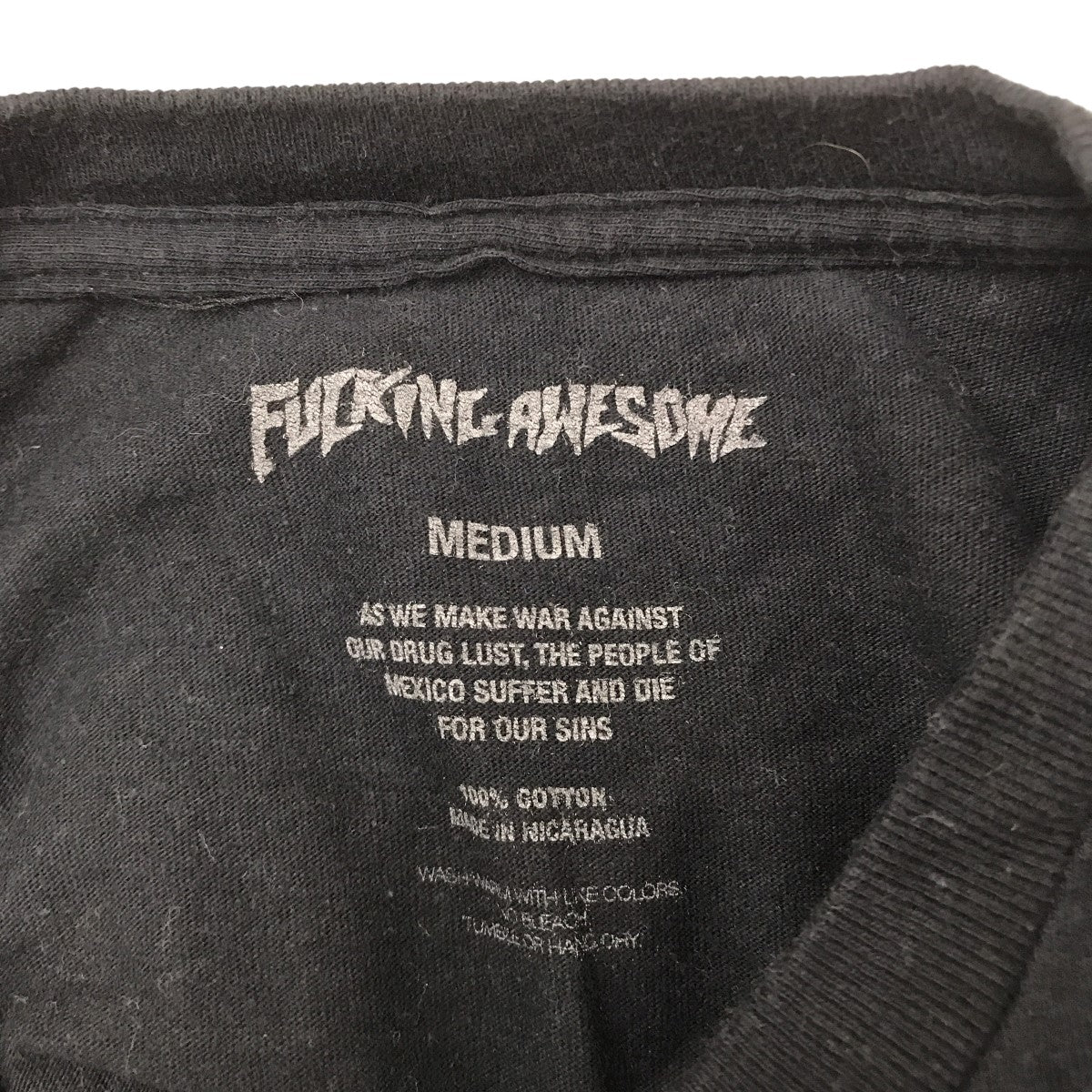 Fucking Awesome RIP BANDIT TEE半袖Tシャツ 古着・中古-3枚目のアイテム画像