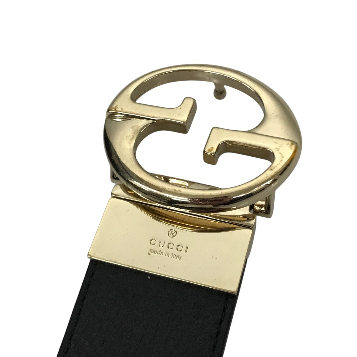 GUCCI 古着・中古 グッチのレザーベルト 450000です。