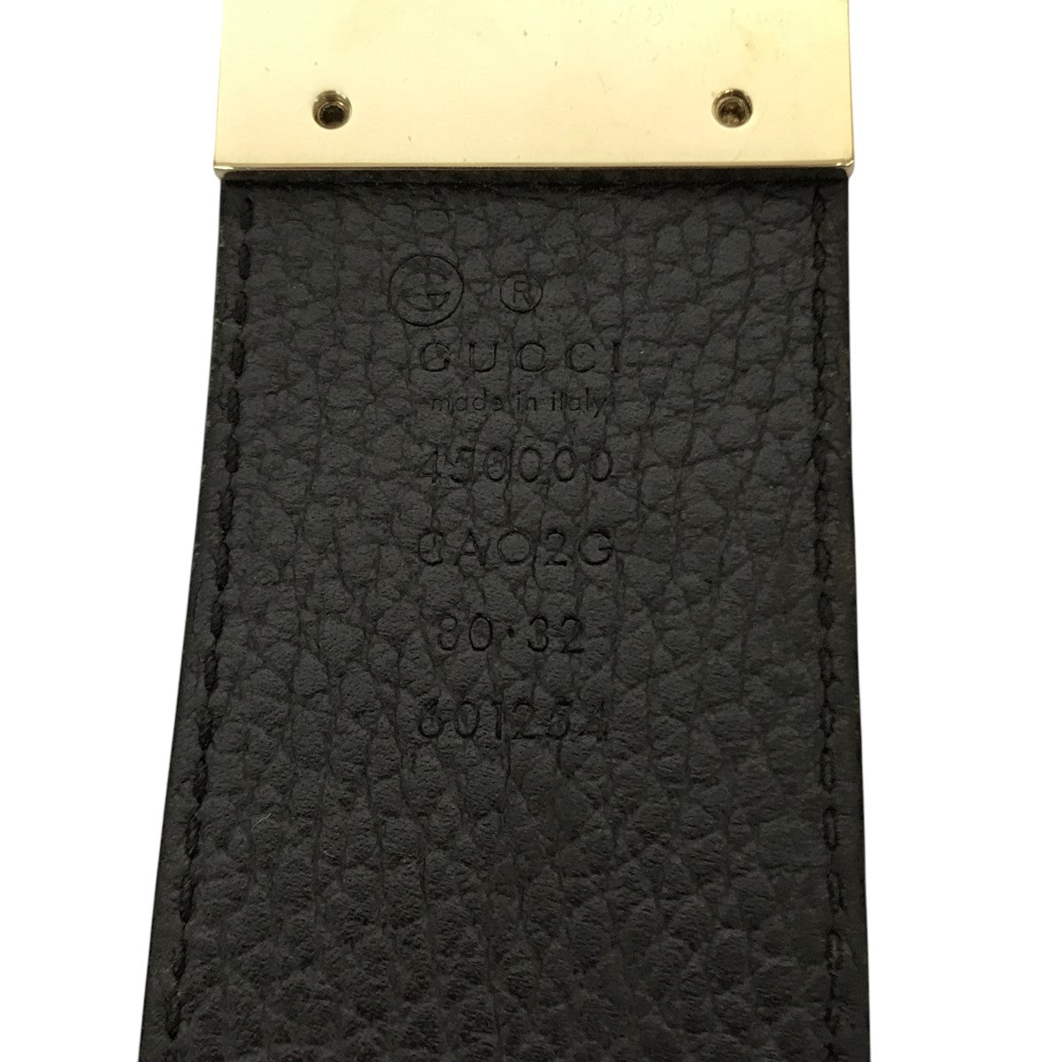 GUCCI 古着・中古 グッチのレザーベルト 450000です。
