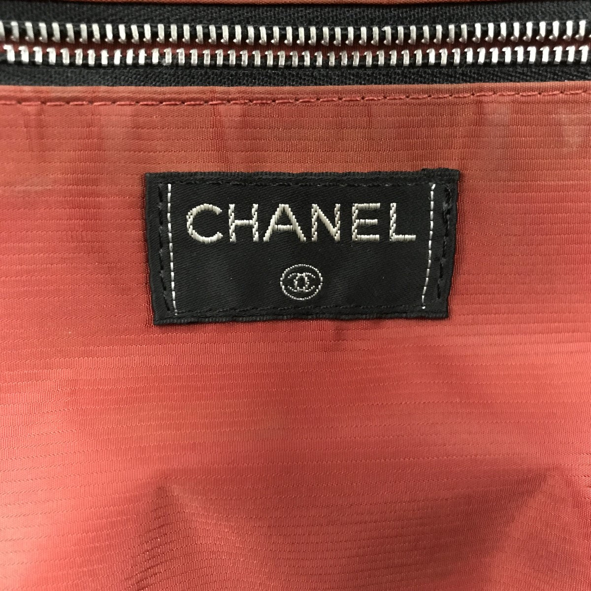 CHANEL 旧トラベルライントートバッグ 古着・中古-4枚目のアイテム画像