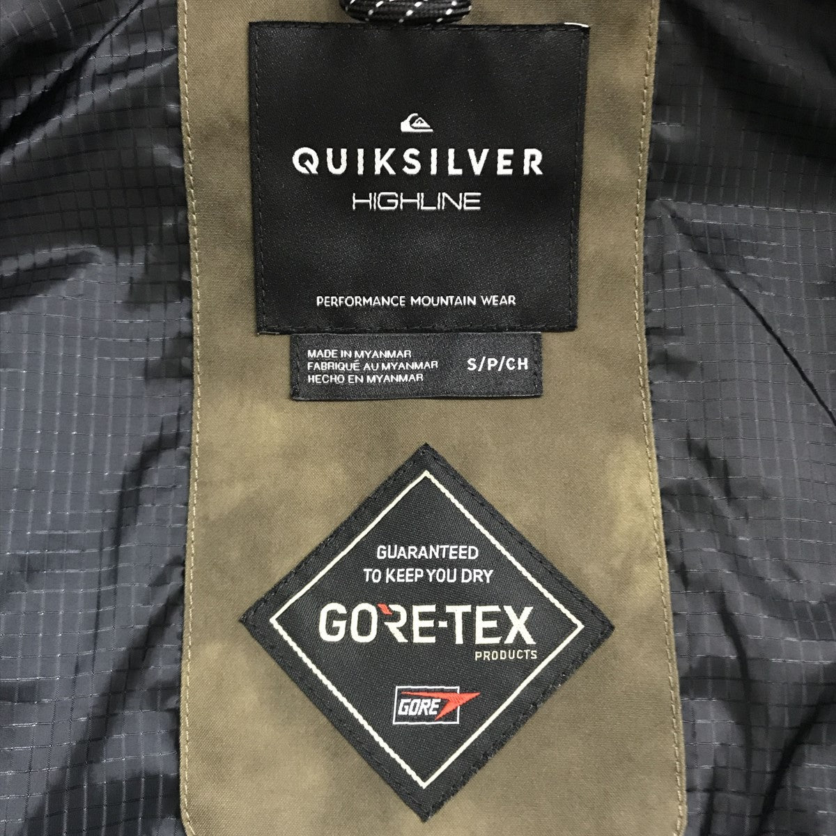 Quiksilver ALDER STRETCH GORE-TEX JK スノーボード ウェア マウンテンパーカー EQYTJ03320 古着・中古-5枚目のアイテム画像