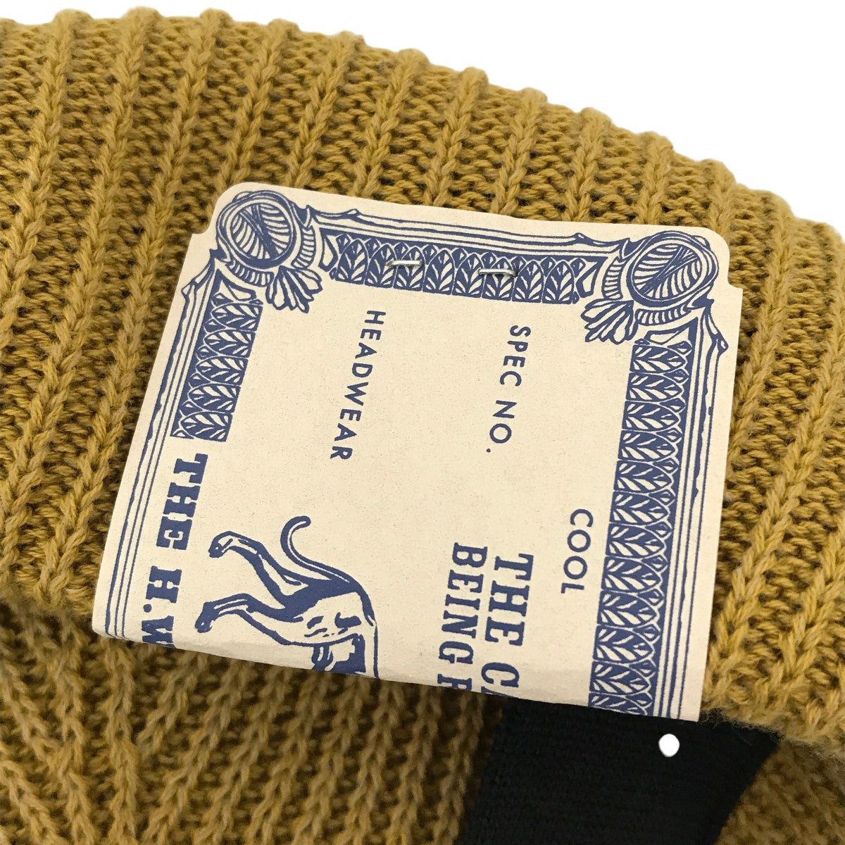 THE H.W. DOG&Co. D-00924 COTTON CLUB BIG BERETベレー帽 古着・中古-4枚目のアイテム画像