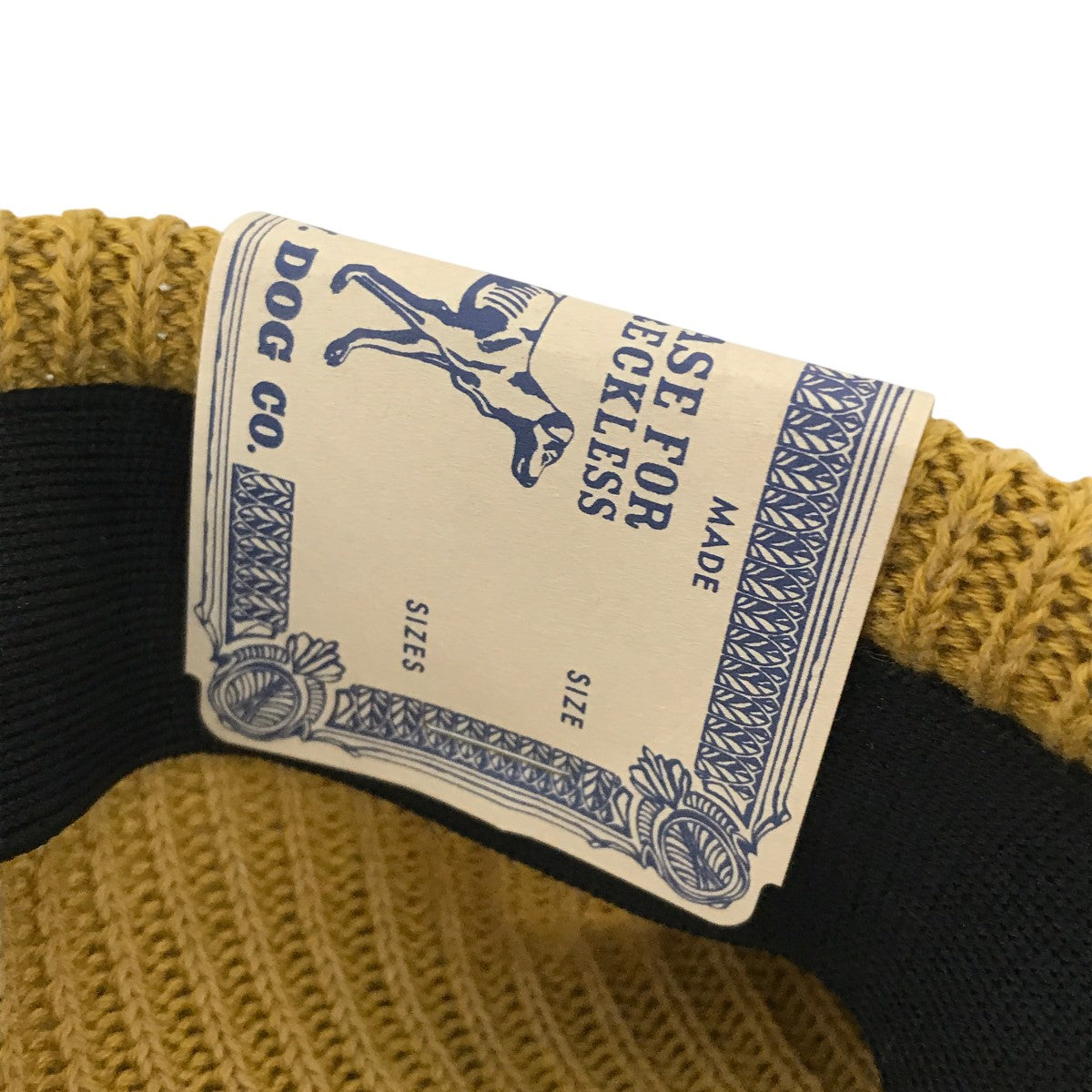 THE H.W. DOG&Co. D-00924 COTTON CLUB BIG BERETベレー帽 古着・中古-5枚目のアイテム画像