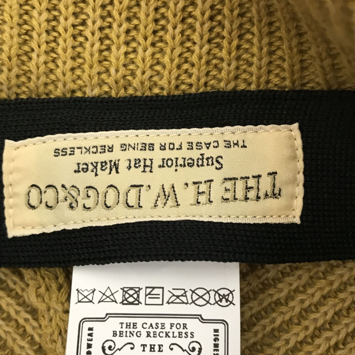 THE H.W. DOG&Co. D-00924 COTTON CLUB BIG BERETベレー帽 古着・中古-7枚目のアイテム画像