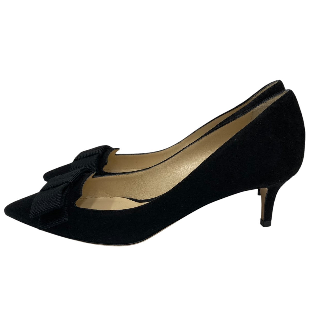 JIMMY CHOO リボンパンプス 古着・中古-3枚目のアイテム画像