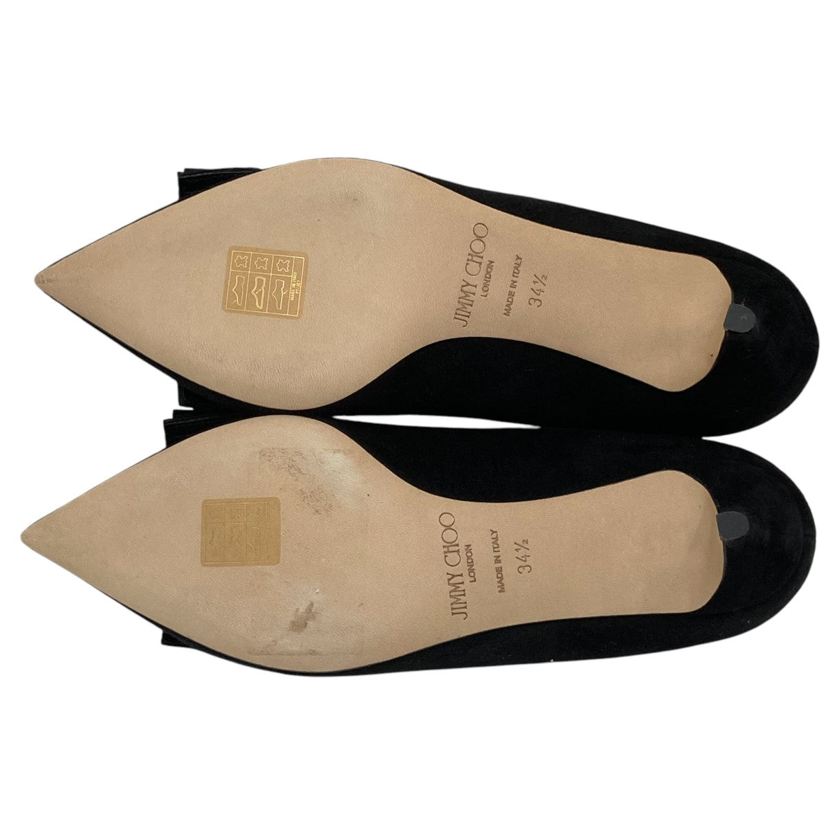 JIMMY CHOO リボンパンプス 古着・中古-4枚目のアイテム画像