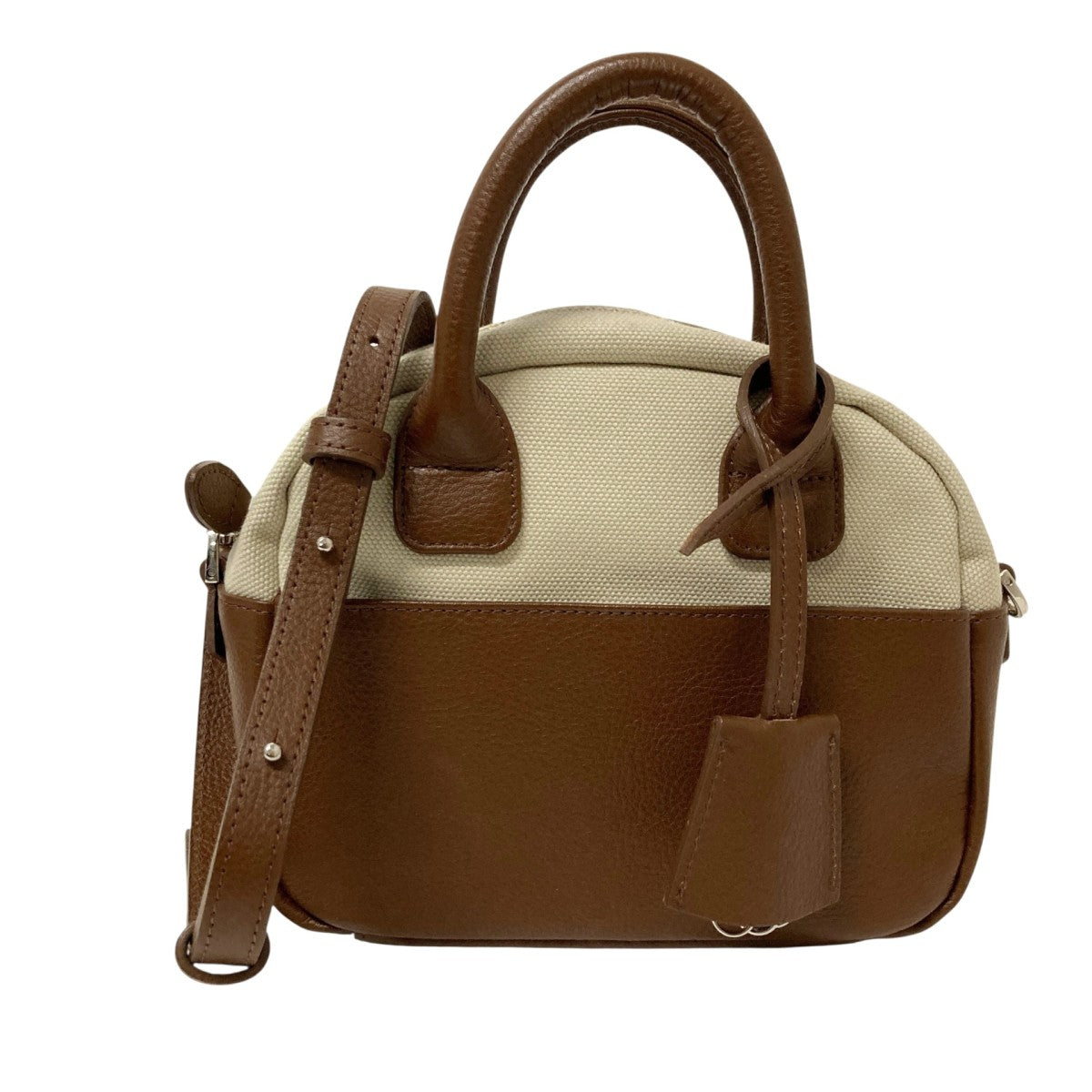 Rich I(リッチアイ) S.DOME CANVAS & LEATHER BOSTON BAG Rich I(リッチアイ) S.DOME CANVAS & LEATHER BOSTON BAG