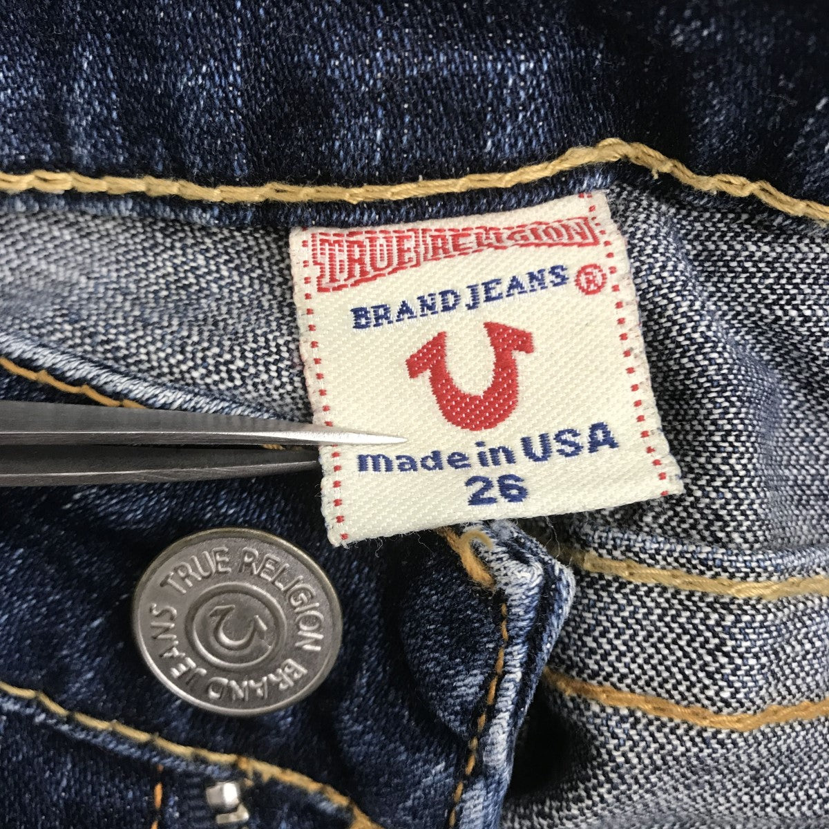 TRUE RELIGION #503フレアデニム 古着・中古-4枚目のアイテム画像