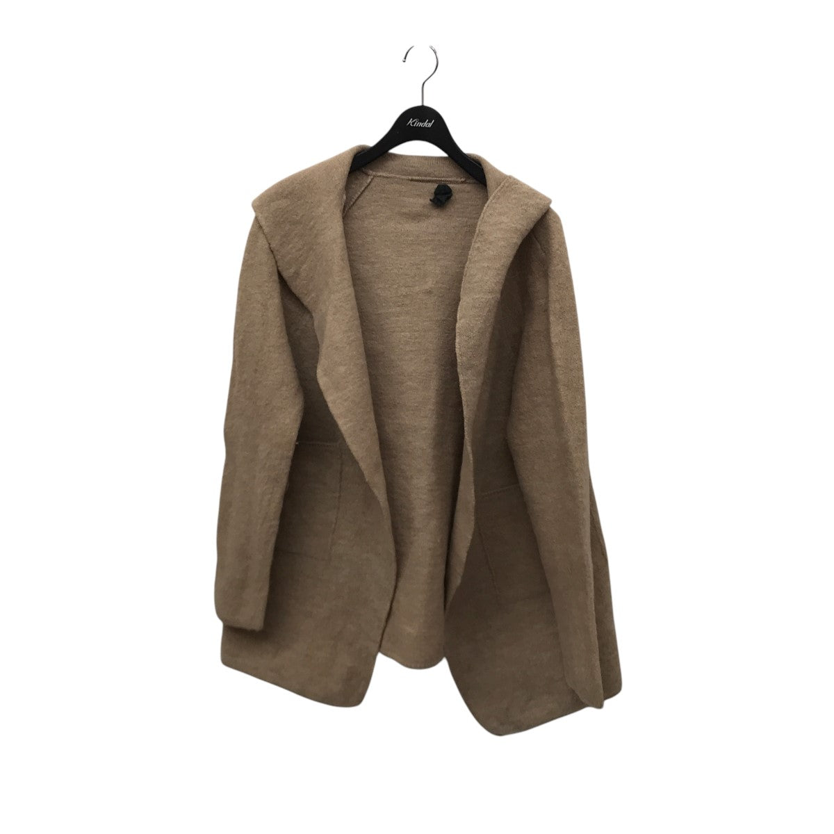 45R アルパカ縮絨フードコート　ニット　カーディガン 45R(フォーティファイブアール) アルパカ縮絨フードコート5122001