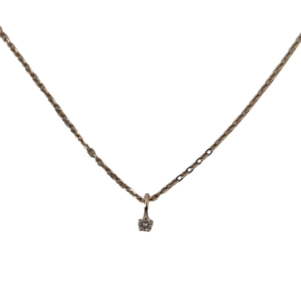 ete(エテ) ベーシックダイヤモンドネックレス ピンクゴールド｜【公式