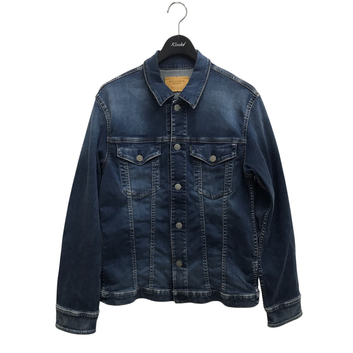 BIG JOHN ハイパーストレッチデニムジャケットBJM601F 古着・中古-1枚目のアイテム画像