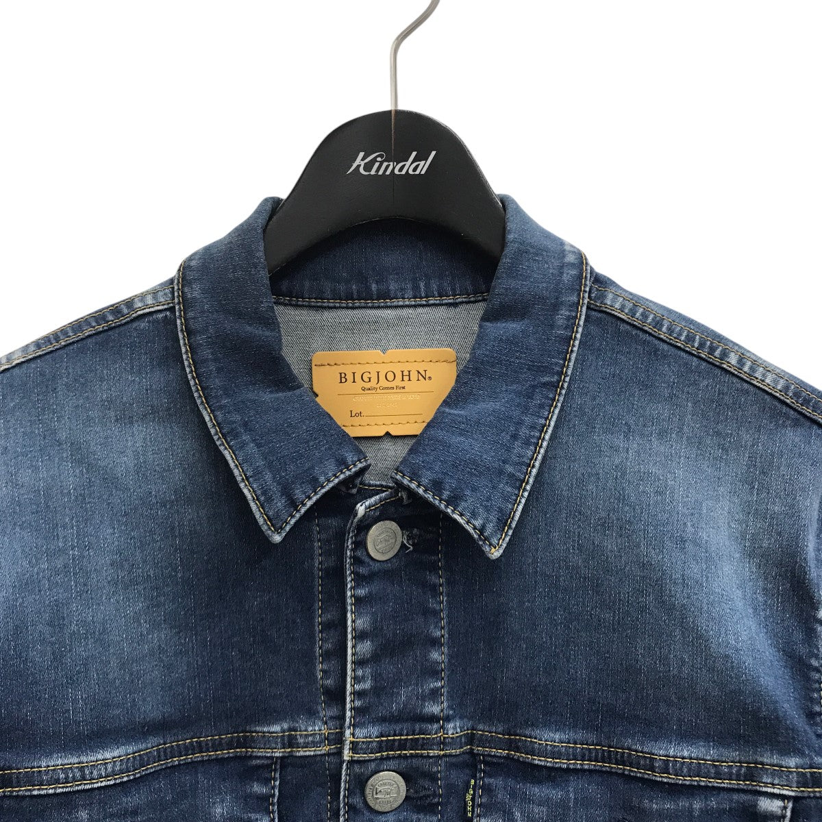 BIG JOHN ハイパーストレッチデニムジャケットBJM601F 古着・中古-6枚目のアイテム画像