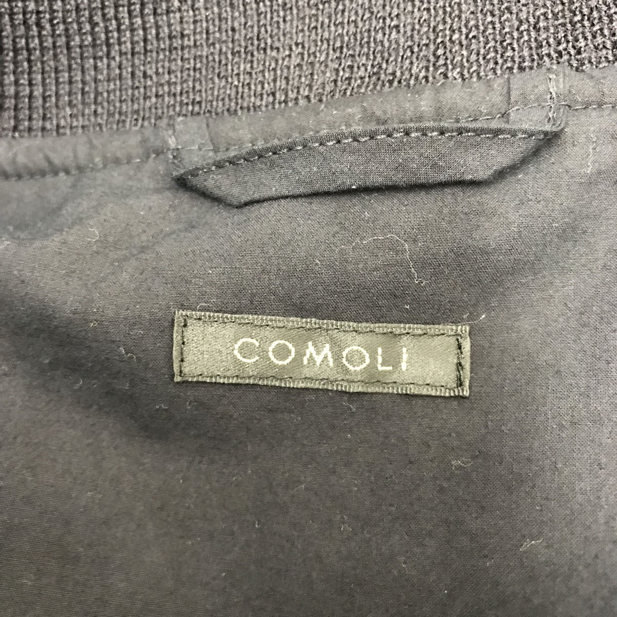 COMOLI 24AWニットジップブルゾンA03-06026 古着・中古-3枚目のアイテム画像