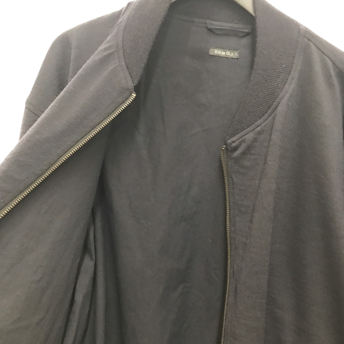 COMOLI 24AWニットジップブルゾンA03-06026 古着・中古-7枚目のアイテム画像