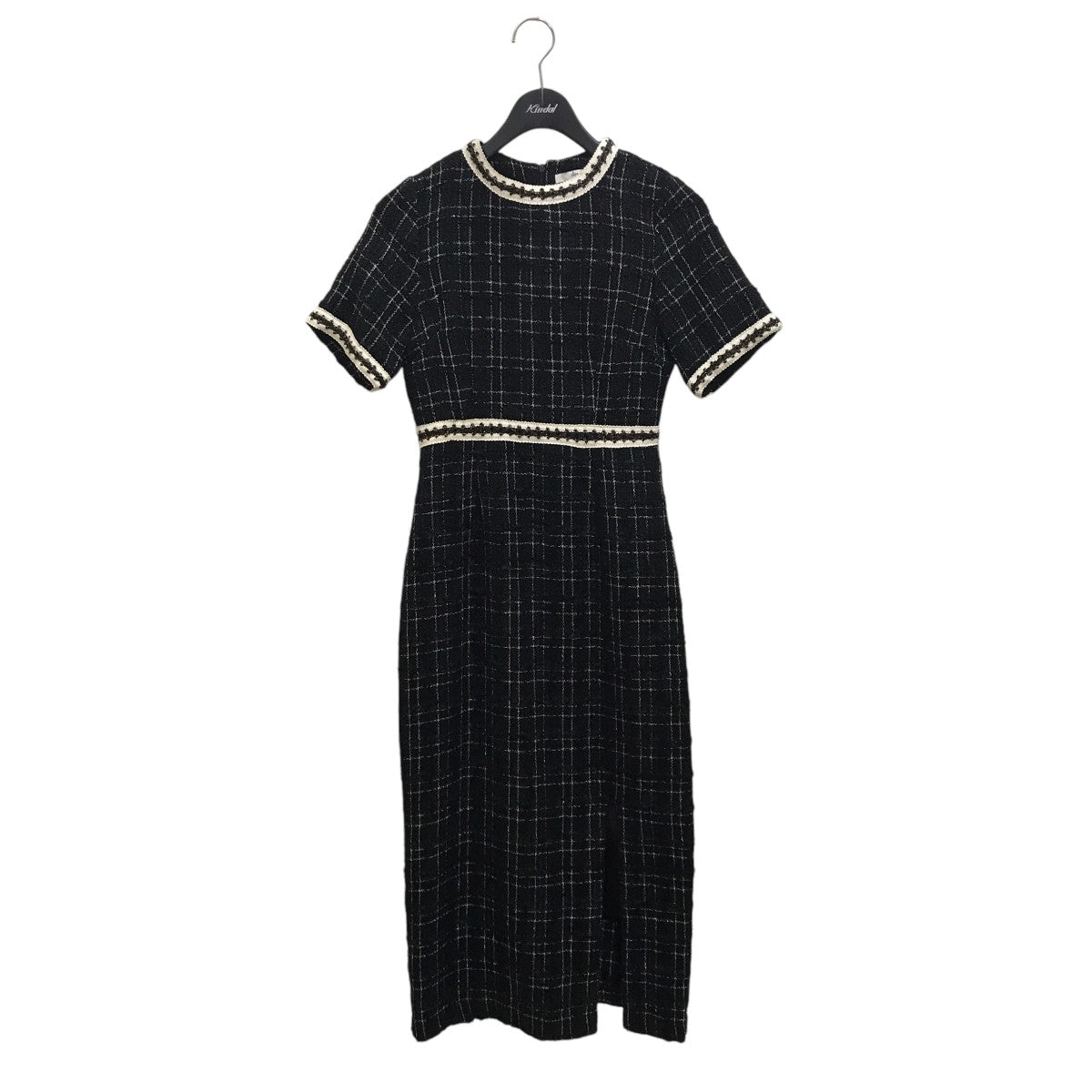 leja ツイードワンピース LEJA(レジャ) ツイード柄ハイウエスト