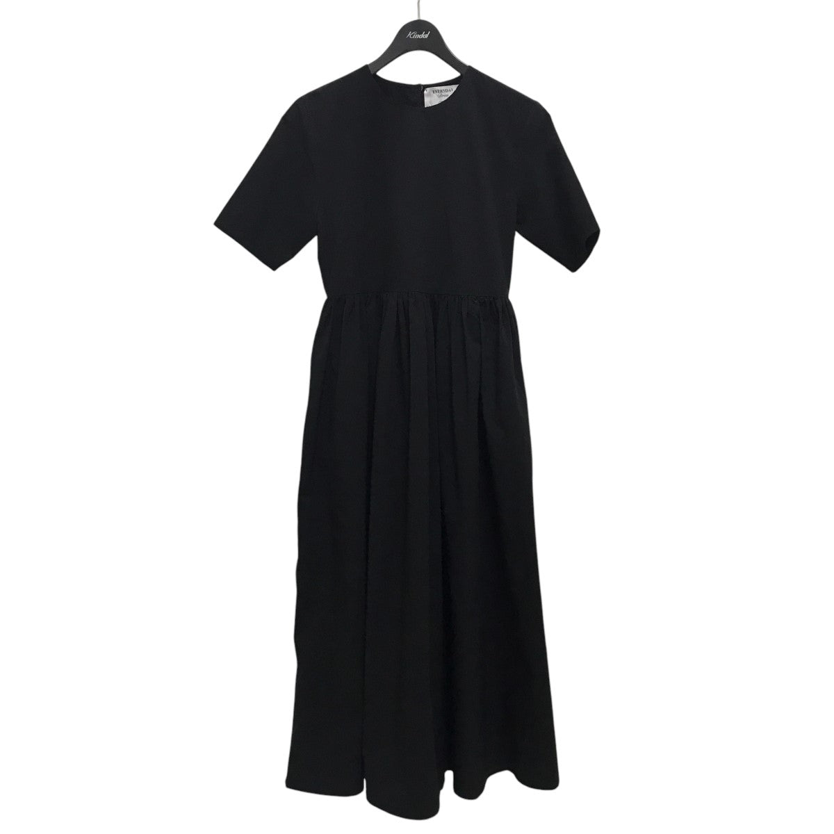 【美品】THE 9 SHOP エブリデイドレス ロングワンピース ブラック L THE 9 SHOP(ザナインショップ) EVERYDAY DRESS LONGワンピース