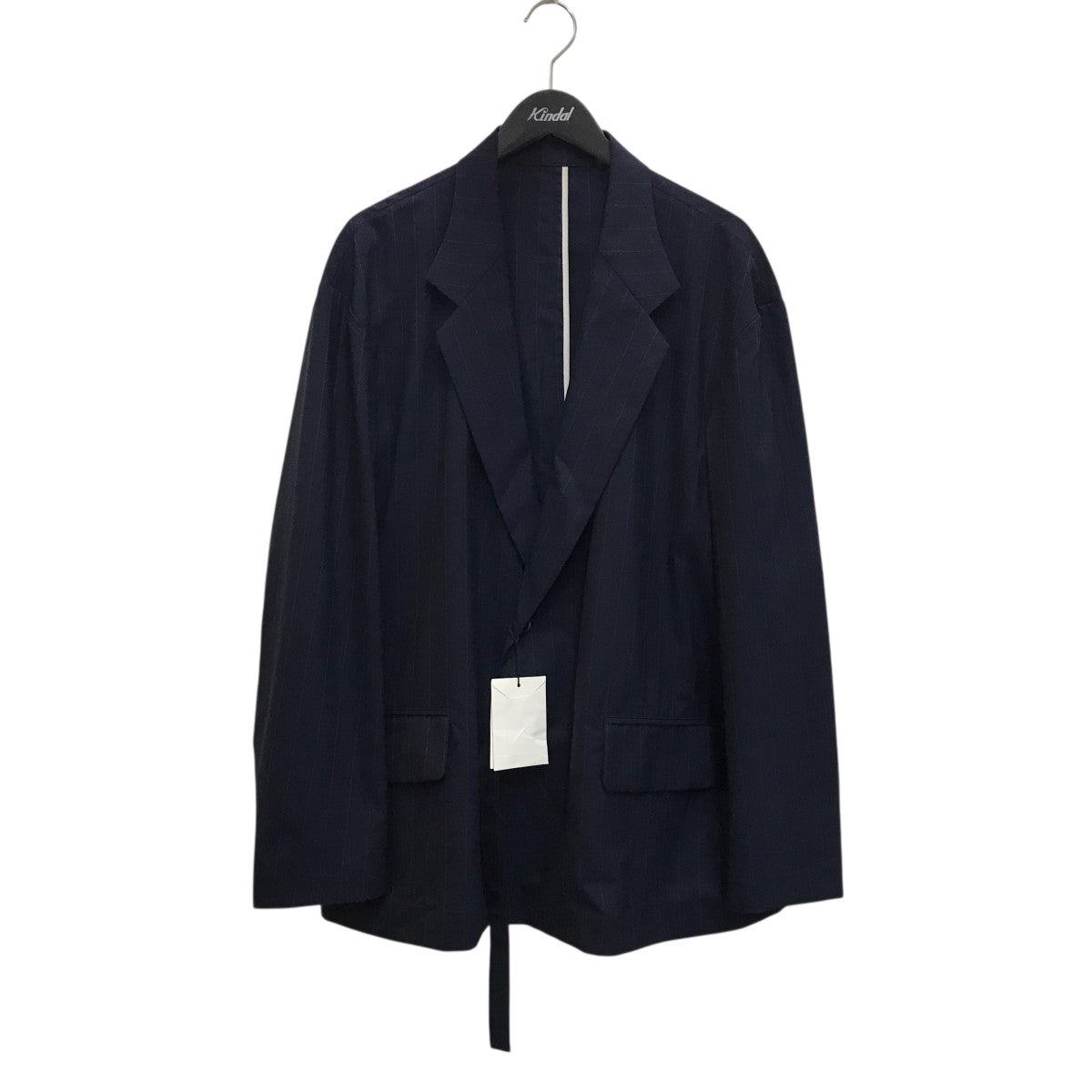 新品未使用⭐︎五大陸⭐︎ シャドーストライプ2Bテーラードジャケット ブラウン テーラードジャケット レディース アウター[品番：ZI000003225