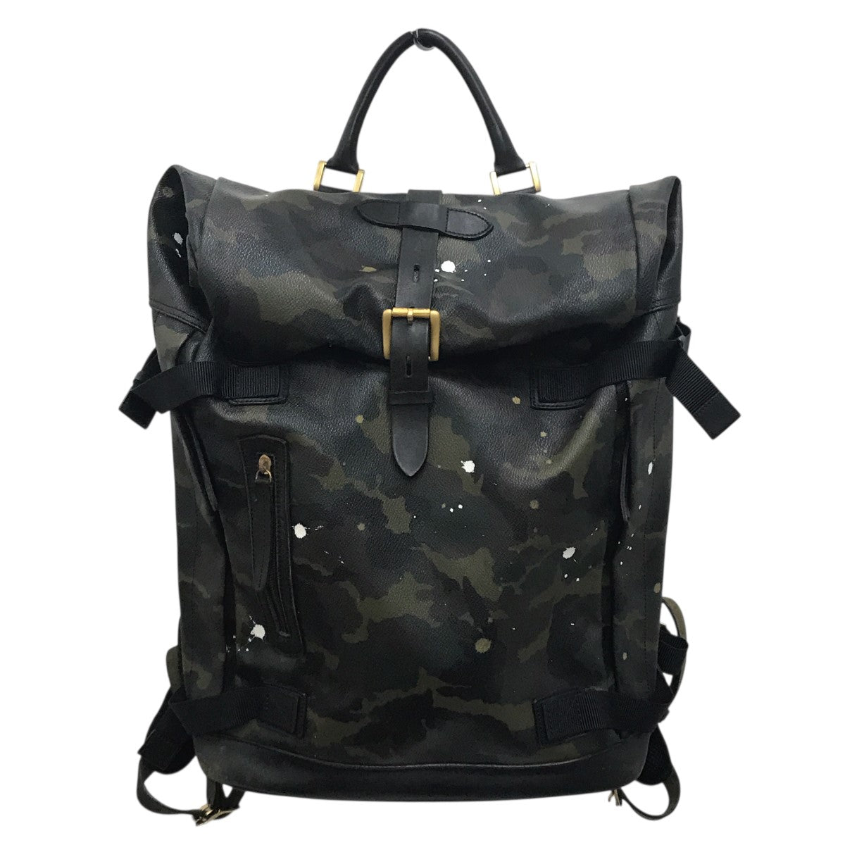 Gentil Bandit ジャンティバンティ　迷彩レザーリュック GENTIL BANDIT(ジャンティバンティ) 迷彩レザーリュックバック