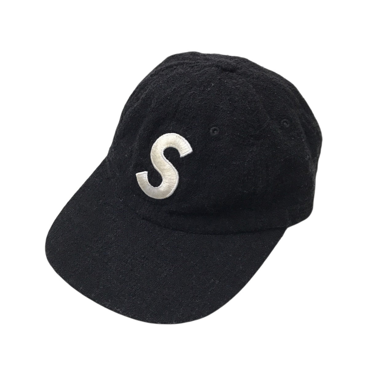Supreme(シュプリーム) 21SSSロゴ Loro Pianaキャップ ブラック