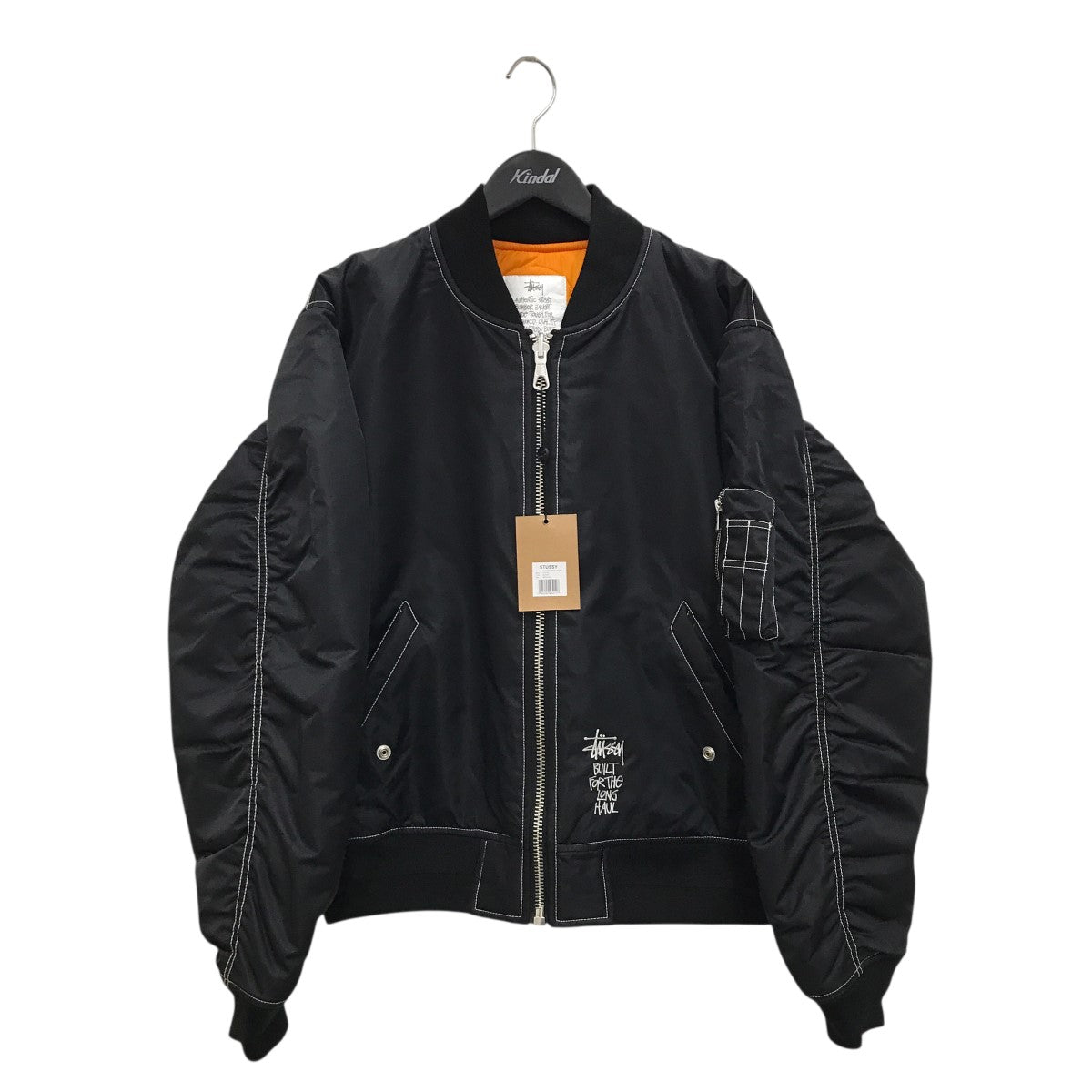 stussy BUILT BOMBER JACKETリバーシブルダウンジャケット115743 古着・中古-1枚目のアイテム画像