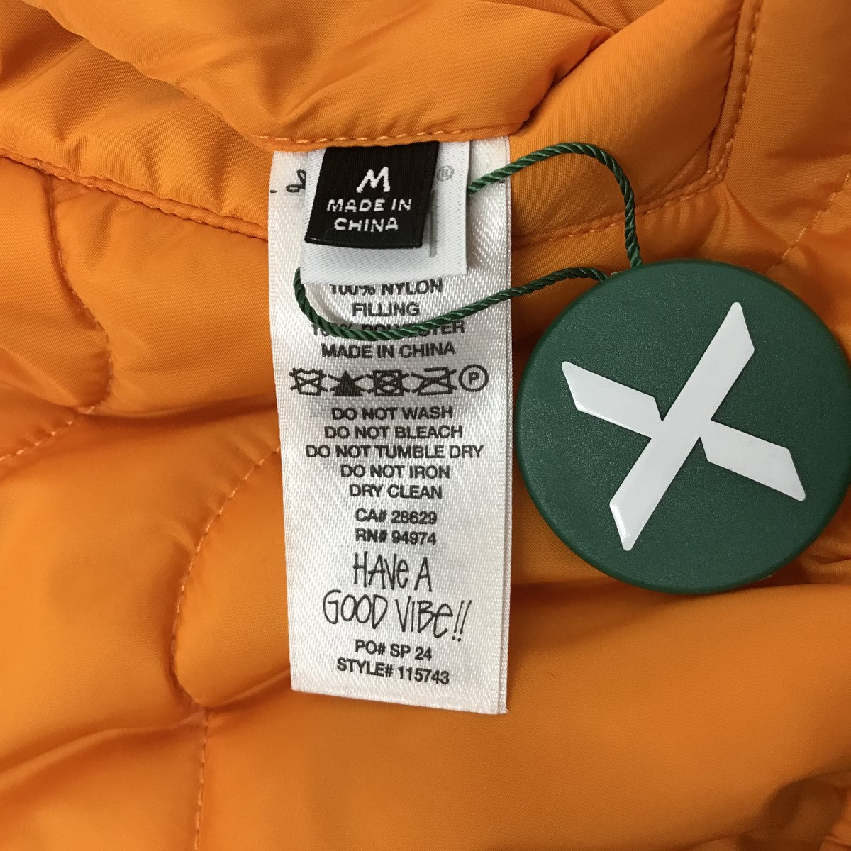 stussy BUILT BOMBER JACKETリバーシブルダウンジャケット115743 古着・中古-7枚目のアイテム画像