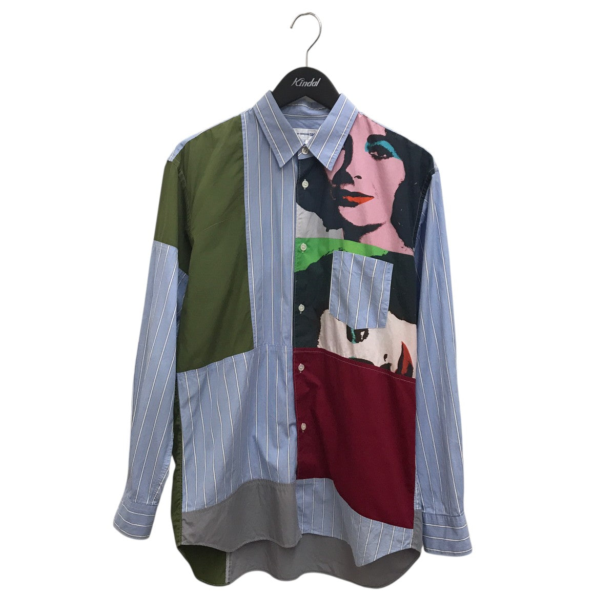 COMME des GARCONS SHIRT ストール 迷彩×ストライプ COMME des GARÇONS SHIRT 迷彩柄ストール COMME des GARCONS