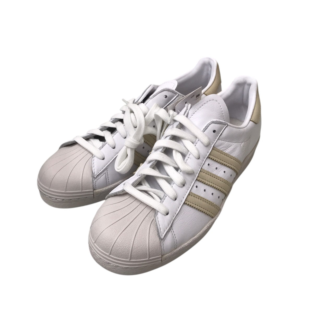 adidas スーパースター80sスニーカーCG7085 CG7085 ホワイト×ベージュ