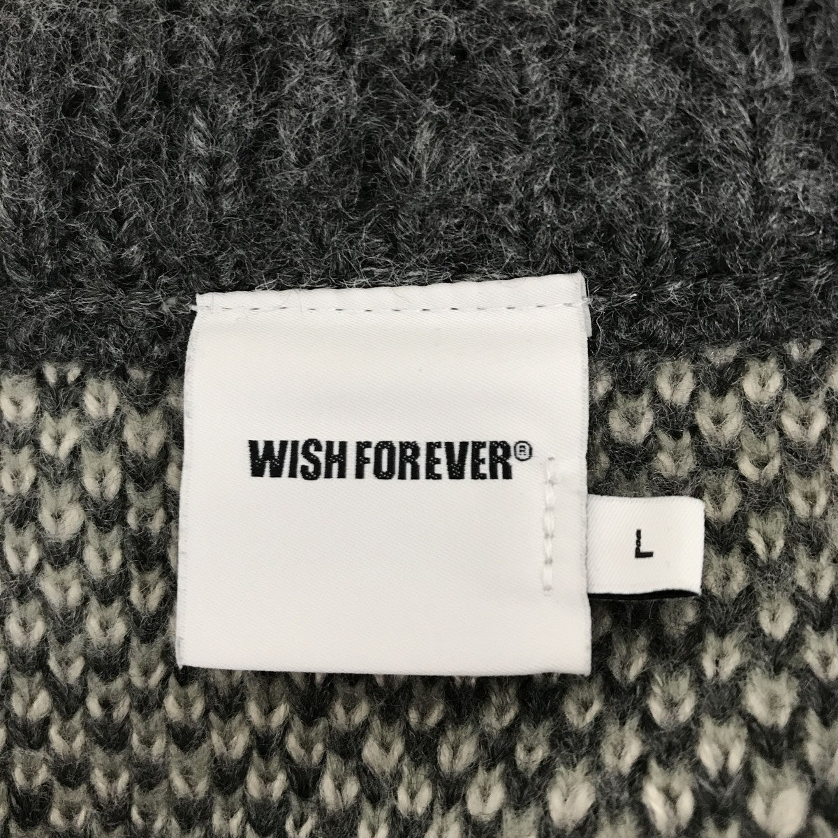 WISH FOREVER WF012002BWニット 古着・中古-4枚目のアイテム画像