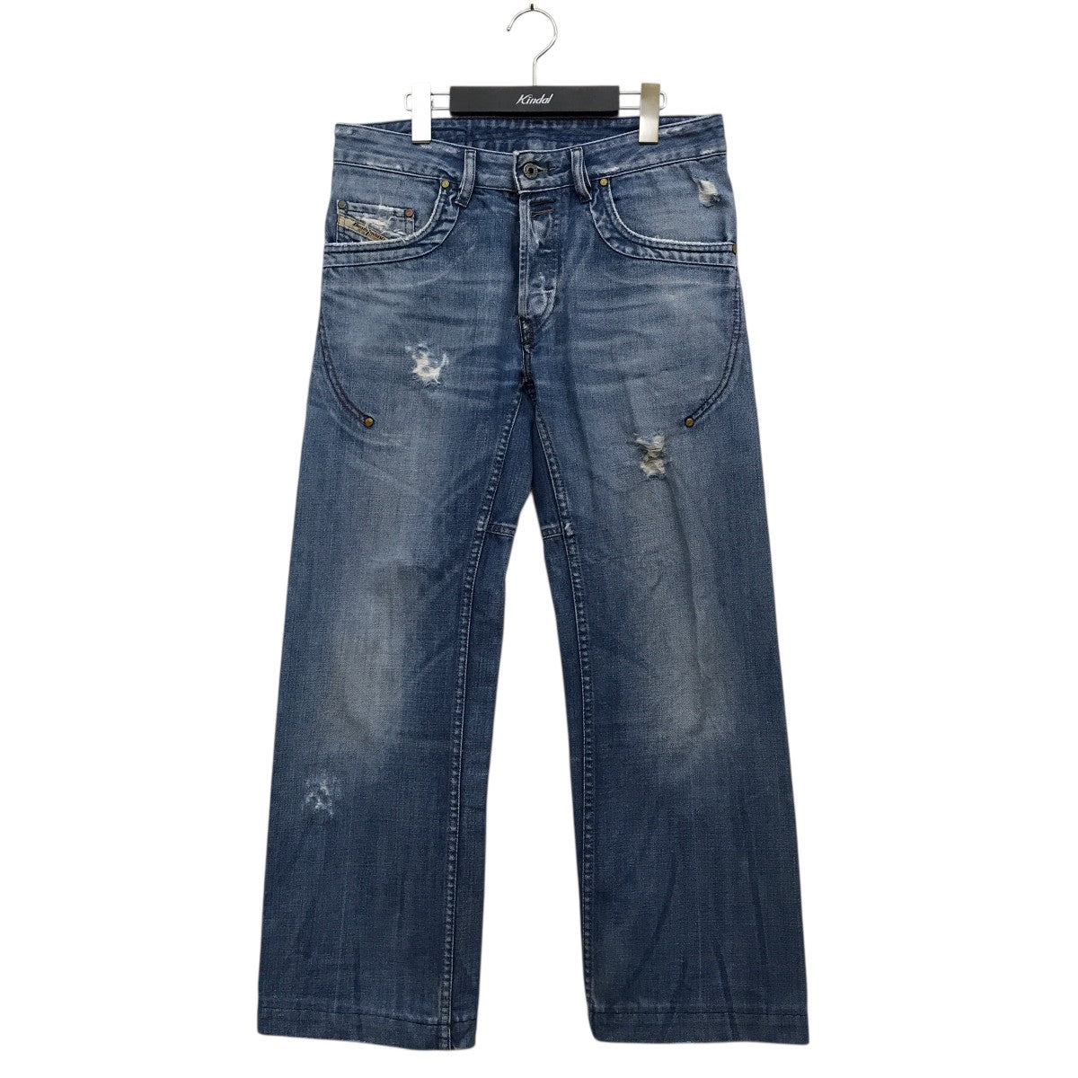 DIESELディーゼル Dロゴ デニム パンツ メンズ デニムパンツ D-AXFOR-S（デニムパンツ）｜DIESEL