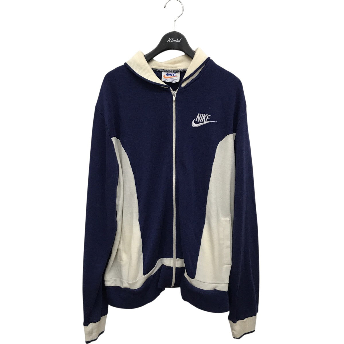 70年代 ナイキ NIKE オレンジタグ ジャージ トラックジャケット NIKE(ナイキ) 70年代 オレンジタグトラックジャケット ネイビー