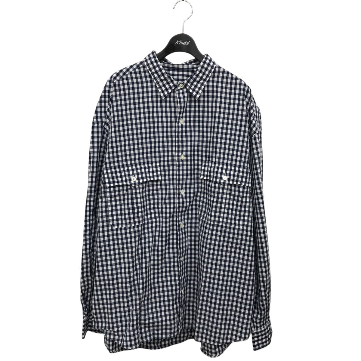 ROLL UP SHIRTギンガムチェックロングスリーブシャツ